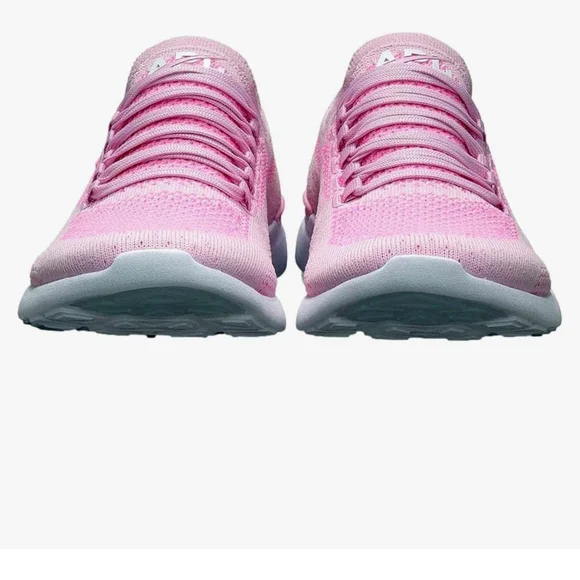 APL Women's Bright Pink Knit Sneakers - Picture 4 of 5